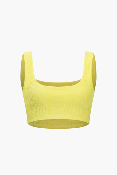 Nadine | Eleganter Twisted-Skirt-Zweiteiler mit Crop-Top