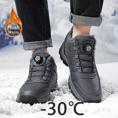 Kurze Trendige Klassische Outdoor Schneestiefel mit Schnallen