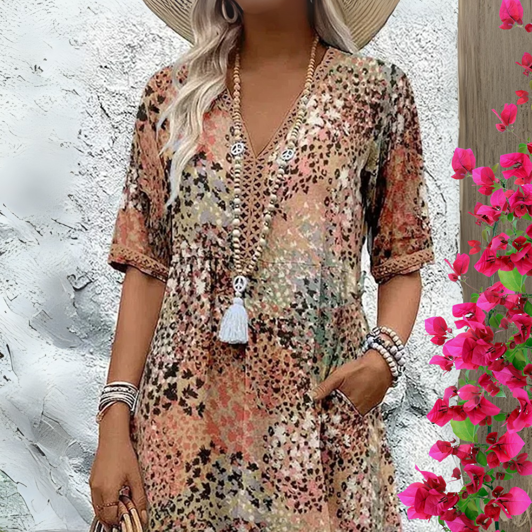 Peyton | Boho Kleid Vintage | Midi