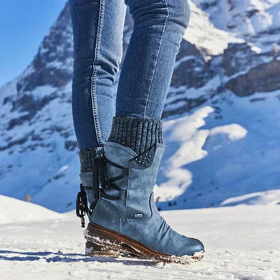 Orthopädische Winterstiefel für Damen - wasserdicht, warm, elegant