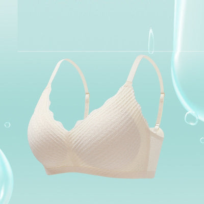 Christine – Nahtlose Unterwäsche aus veganem Latex mit Spitzen-Trägern