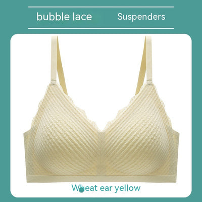 Christine – Nahtlose Unterwäsche aus veganem Latex mit Spitzen-Trägern