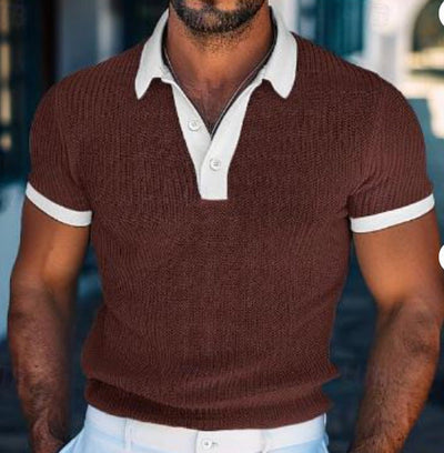 Nicholas – Kurzarm Herren Poloshirt in Mode Weiß