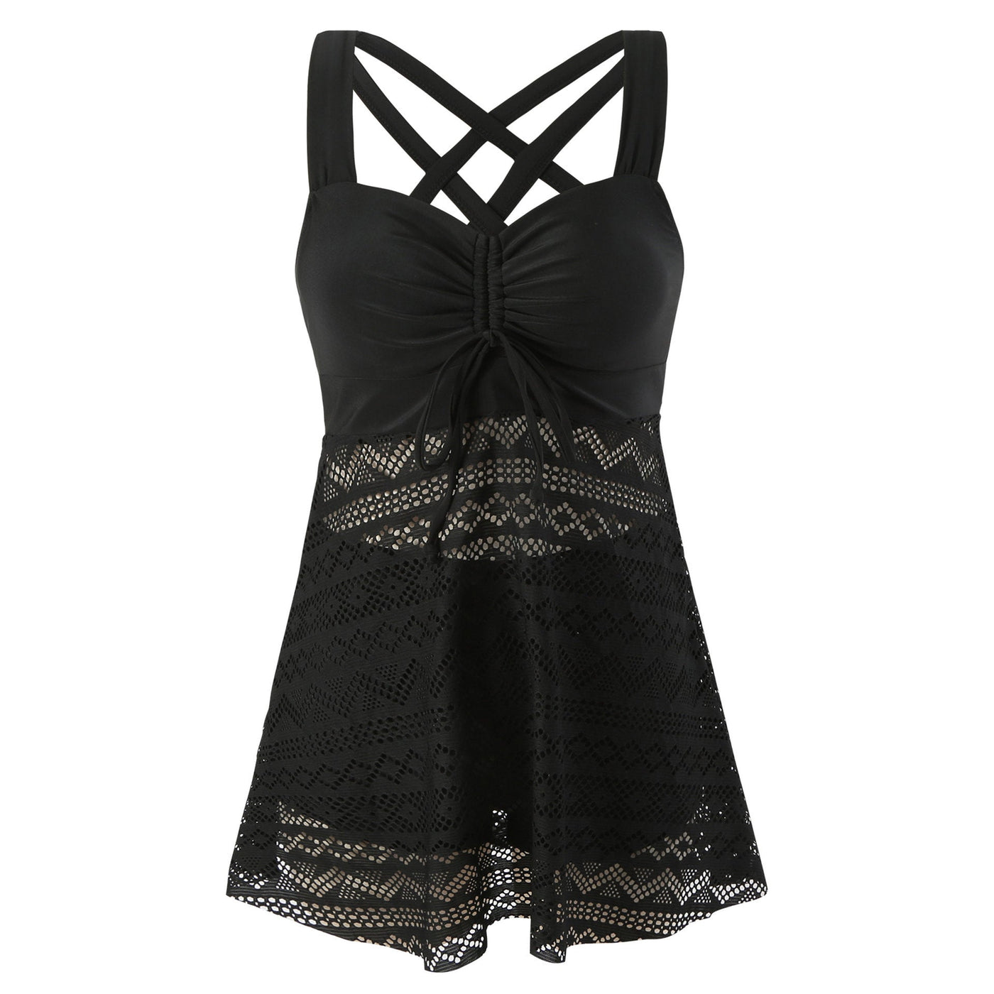 Damen Badeanzug mit Rock – Eleganter Einteiler für Strand und Pool