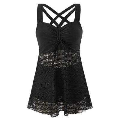 Damen Badeanzug mit Rock – Eleganter Einteiler für Strand und Pool