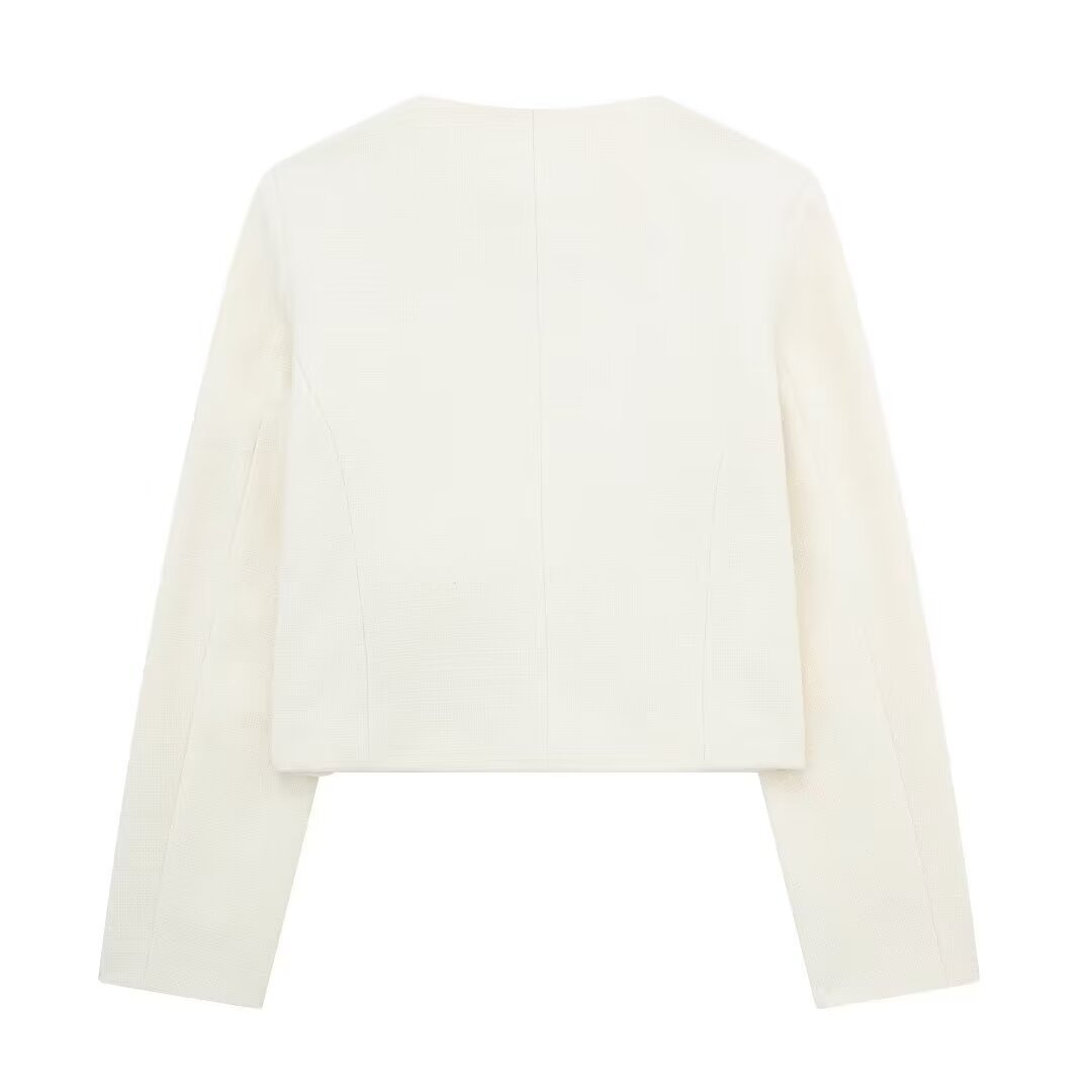 Seraphina - Modischer Kurzmantel mit Umschlagbesatz Alleskönner