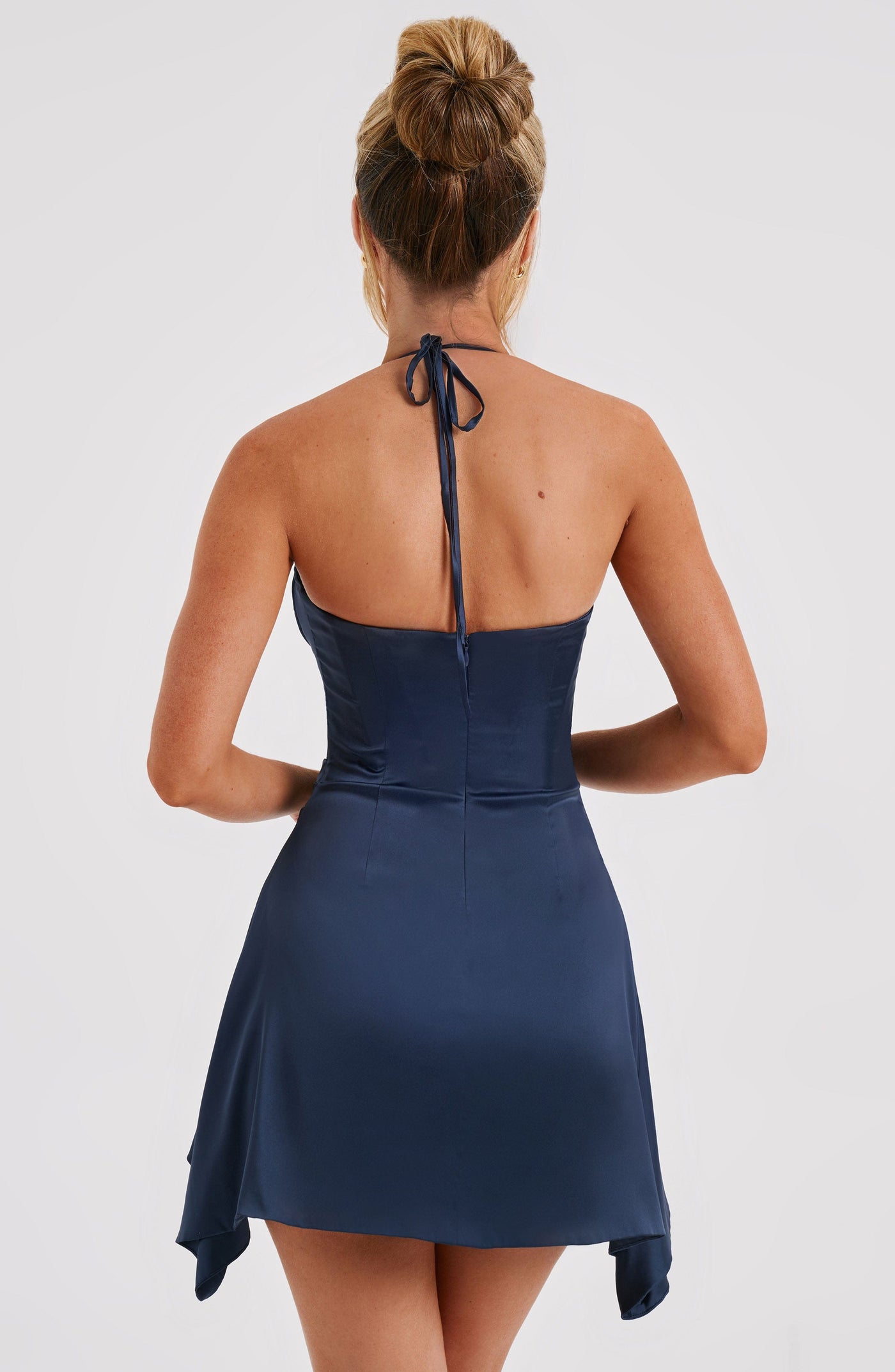 Cartia Mini Dress - Navy Blue