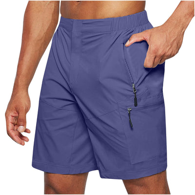 Jacob – Freizeitliche elastische Herren-Shorts mit Gürtelschlaufen für den Sommer