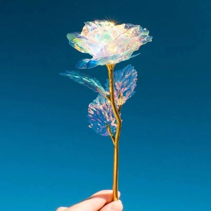 GlowPetal – Bunte Kristall Rose