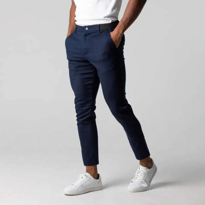 Breton | Herren Chino Hose | Grau Stoffhose