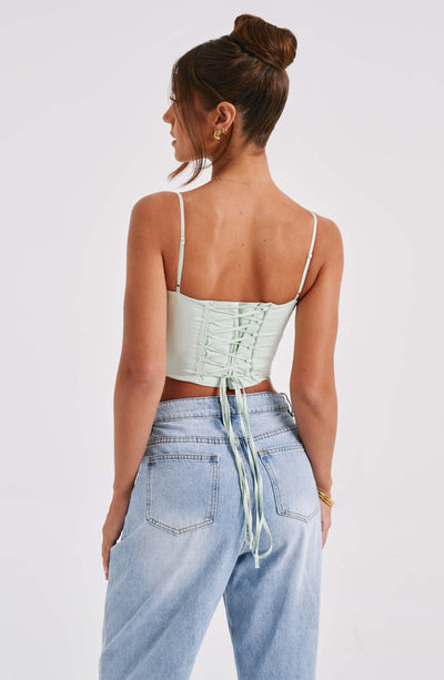Clara Corset - Sage Green