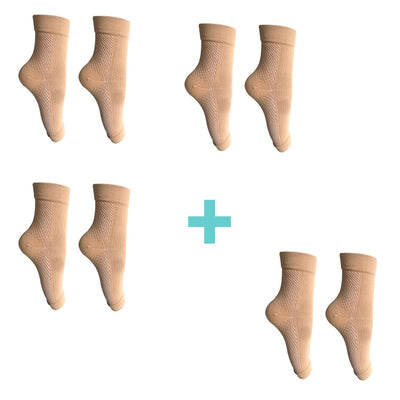 ComfortFeet™ Offene Zehen-Kompressionsknöchelsocken