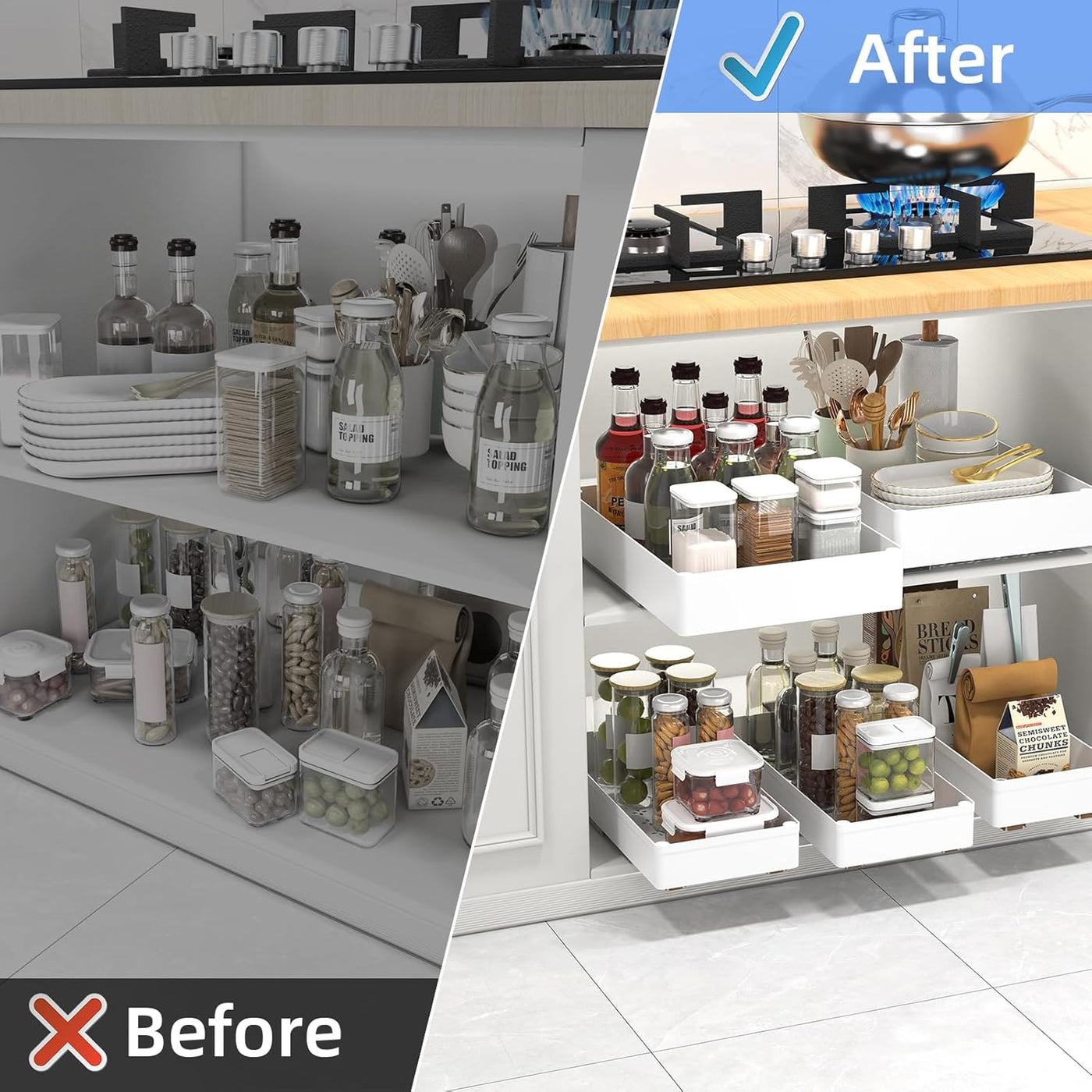 RegalGleiter™ Einfach zu Installierender Organizer