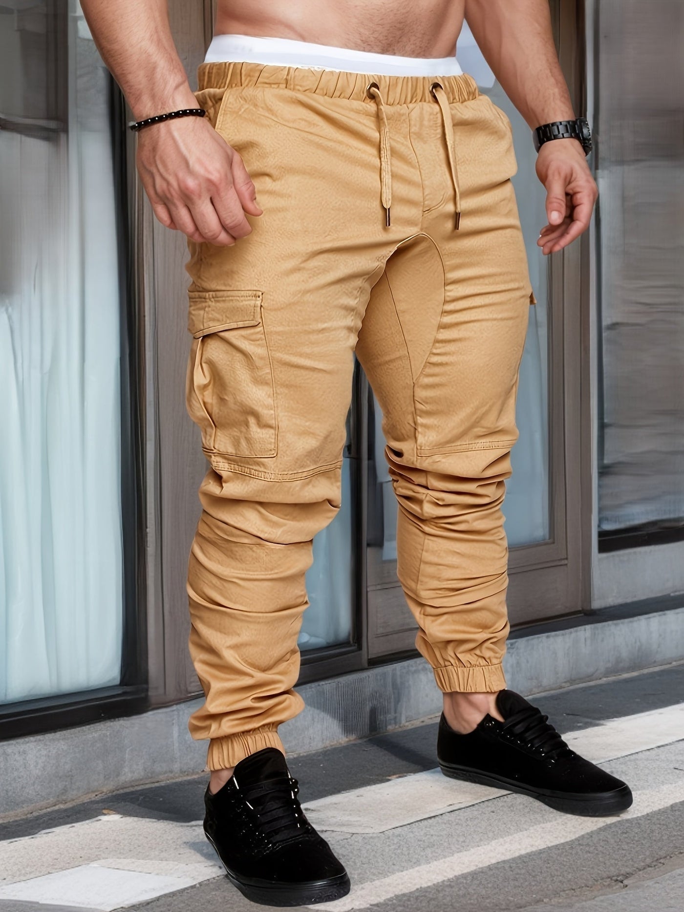 Ben Freizeit Cargohose mit Taschen für Herren