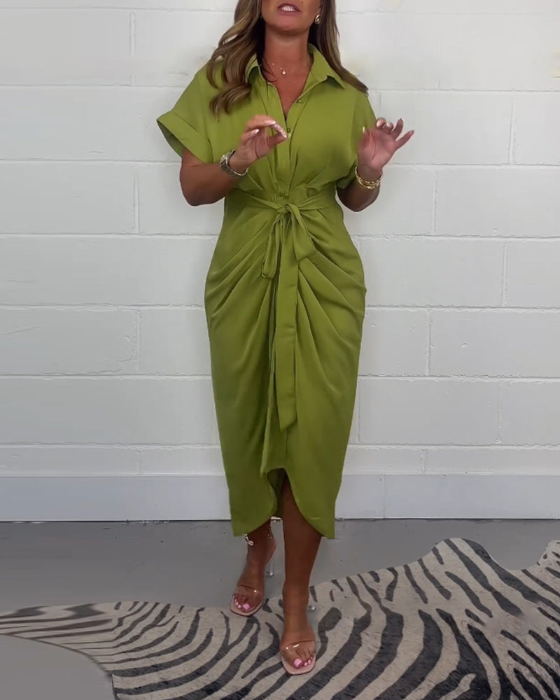 Valerie | Elegantes Plisseekleid