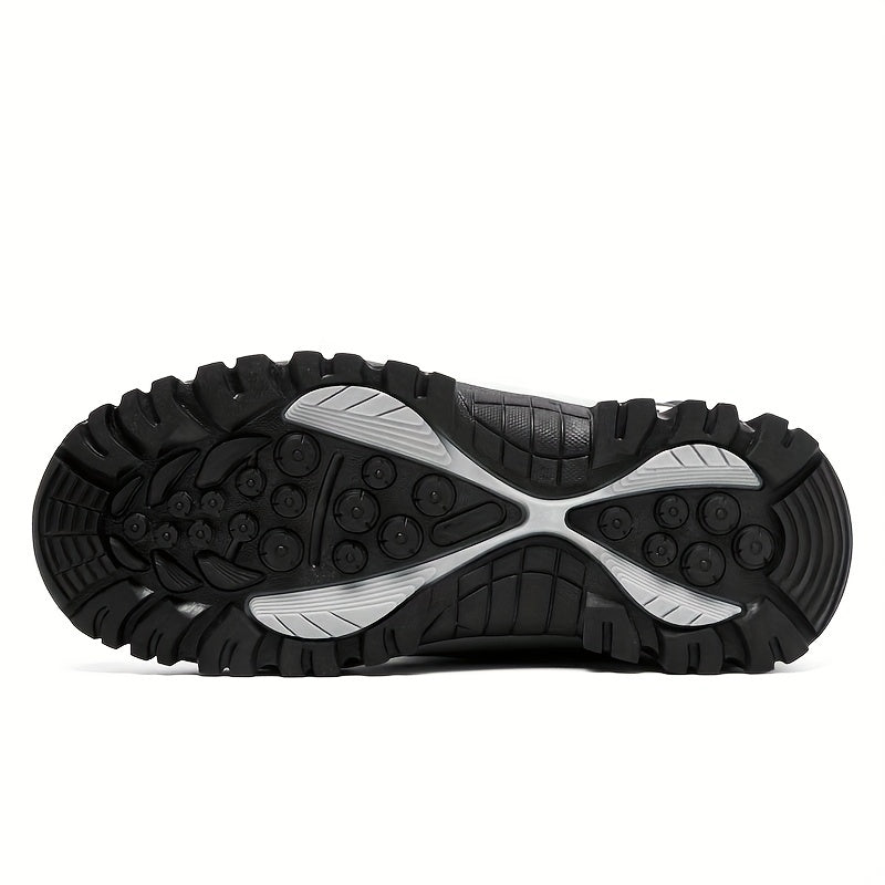 Winterschuhe Herren | High Cut Stiefel Mit Klettverschluss Und Kordelzug