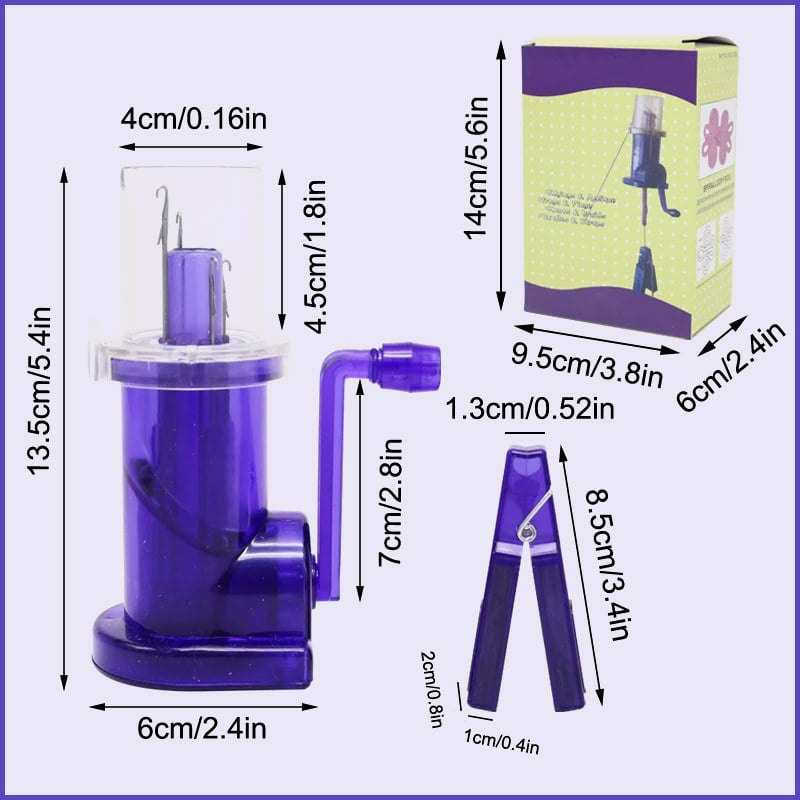 Schnellstrickgerät für Kordeln™ - Gleichmäßiges Stricken leicht gemacht