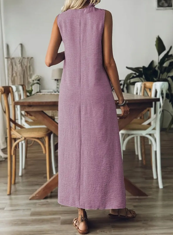 Natasha – V-Ausschnitt Damenkleid für Frühling und Sommer