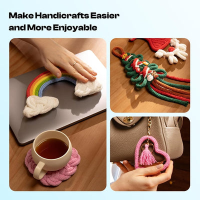 Schnellstrickgerät für Kordeln™ - Gleichmäßiges Stricken leicht gemacht