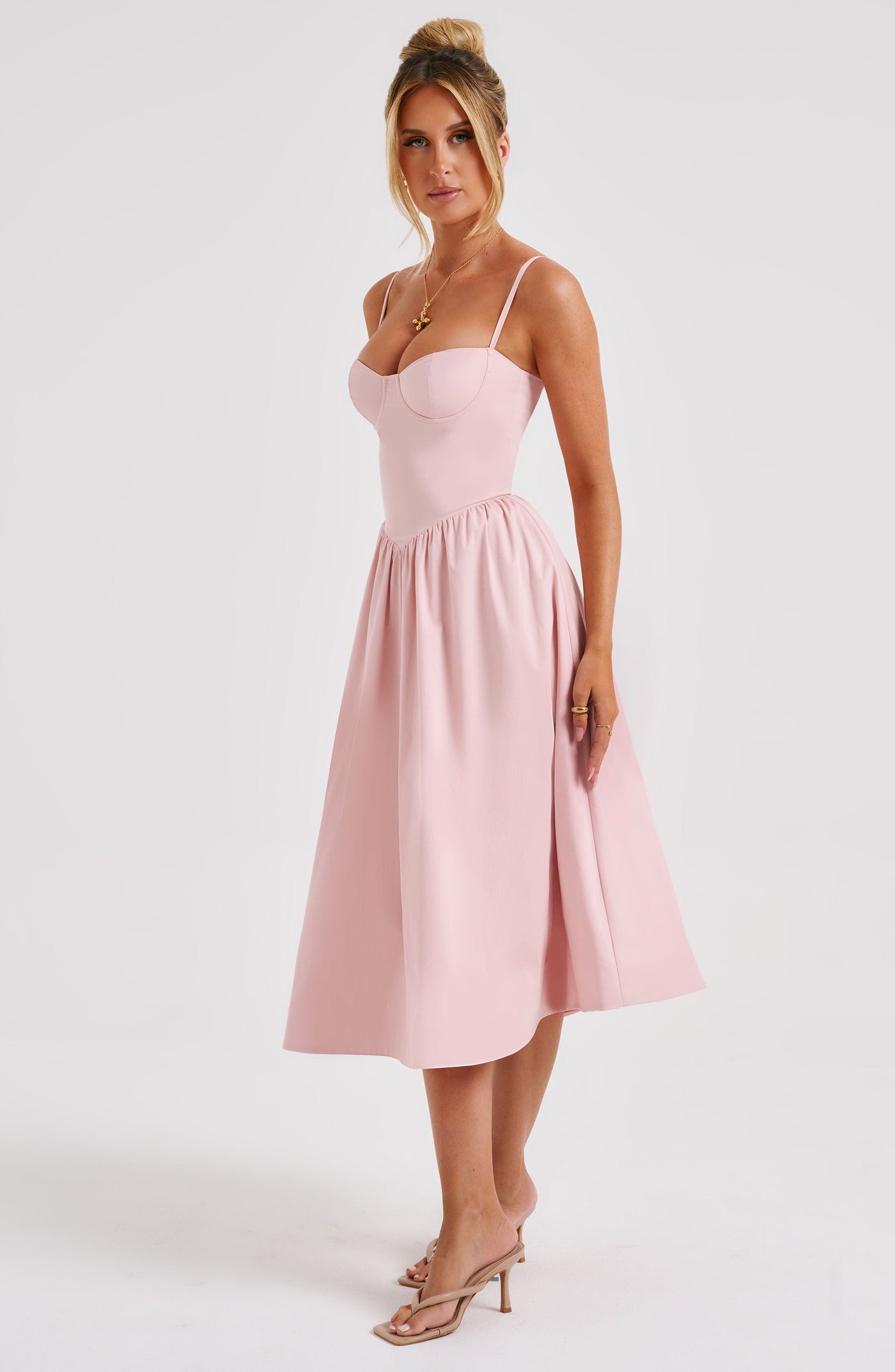 Blush Daisey Midi Dress