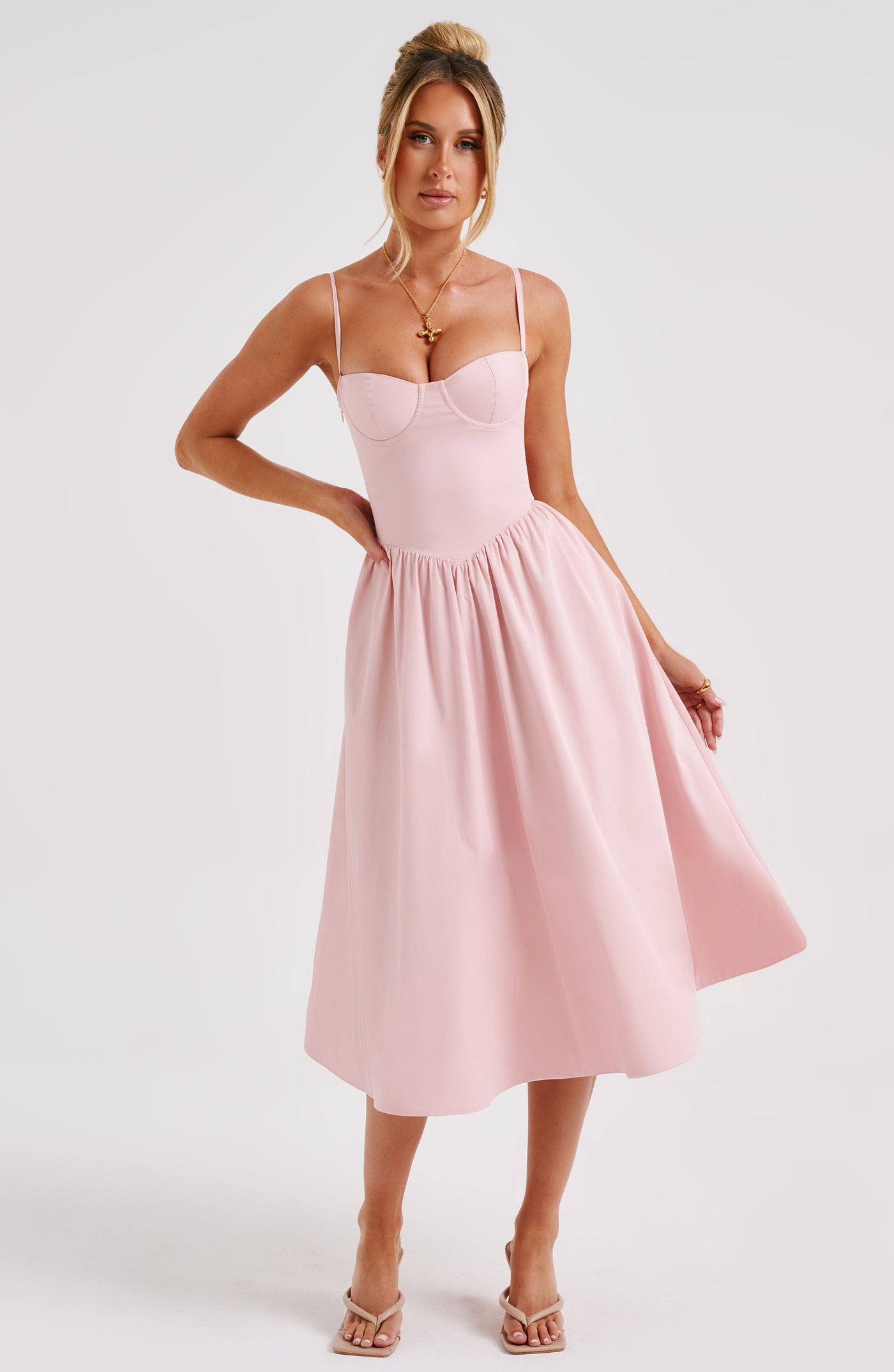 Blush Daisey Midi Dress