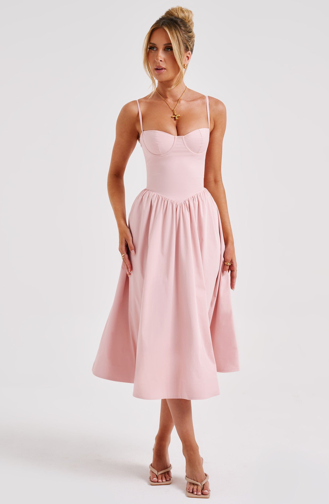 Blush Daisey Midi Dress