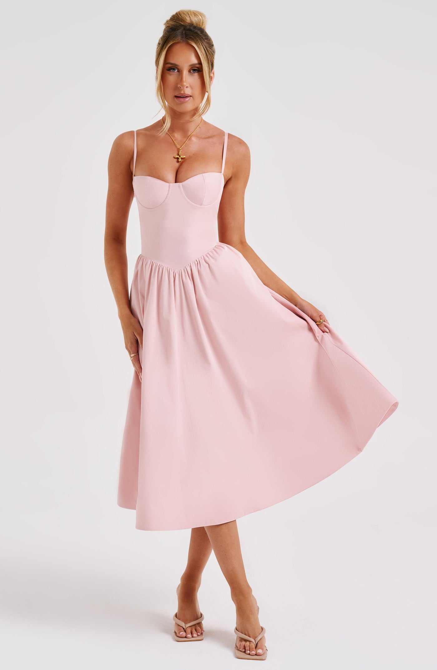Blush Daisey Midi Dress