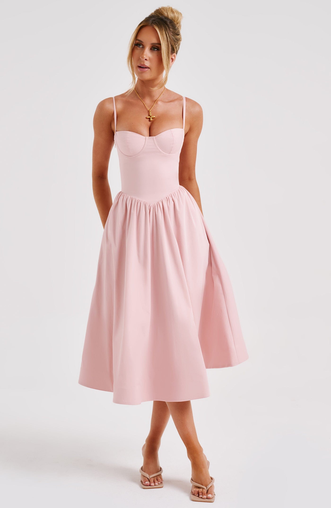 Blush Daisey Midi Dress