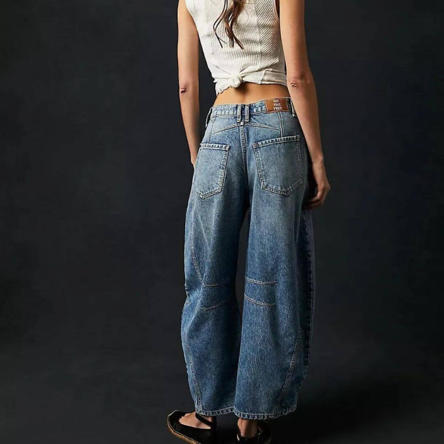 Xayana | Damen Weite Jeans | Baggy