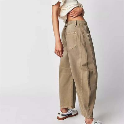 Xayana | Damen Weite Jeans | Baggy