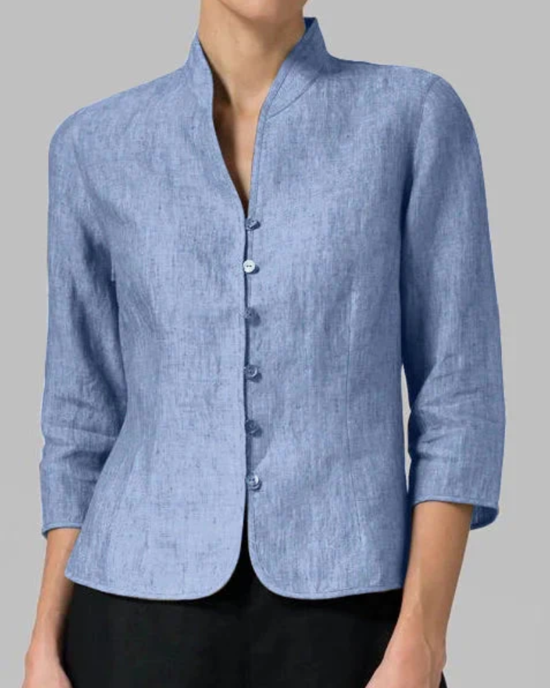 Samantha | Damen Blusen Elegant | Langarm