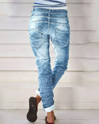 Lannie | Damen High Waist Jeans | Stretch