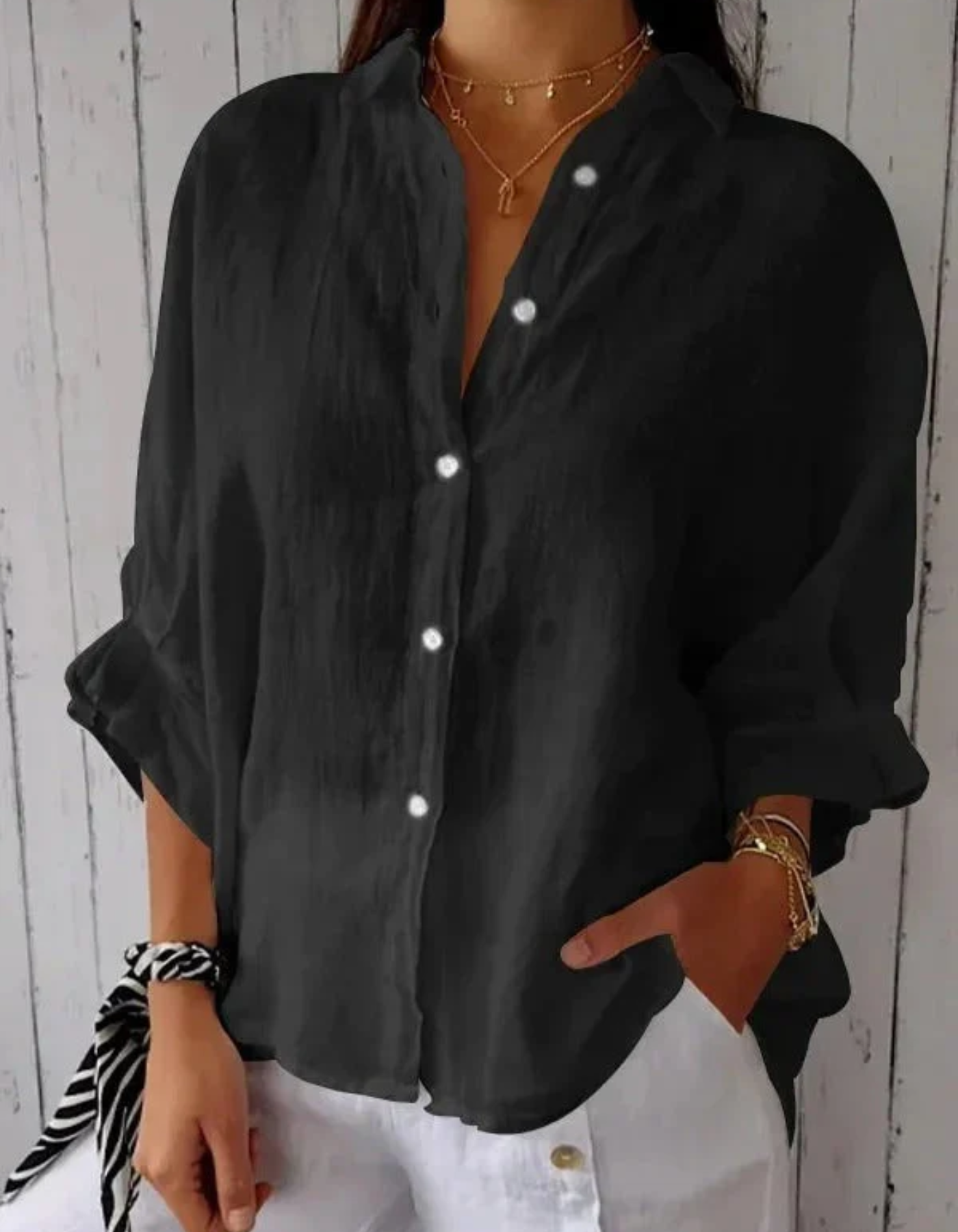 Laressa | Damen Sommer Bluse | Elegant