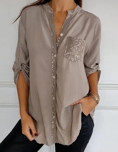 Charliegh | Damen Langarm Bluse | Elegant