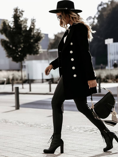 Blondie | Trenchcoat Damen Lang | Winter Jacke
