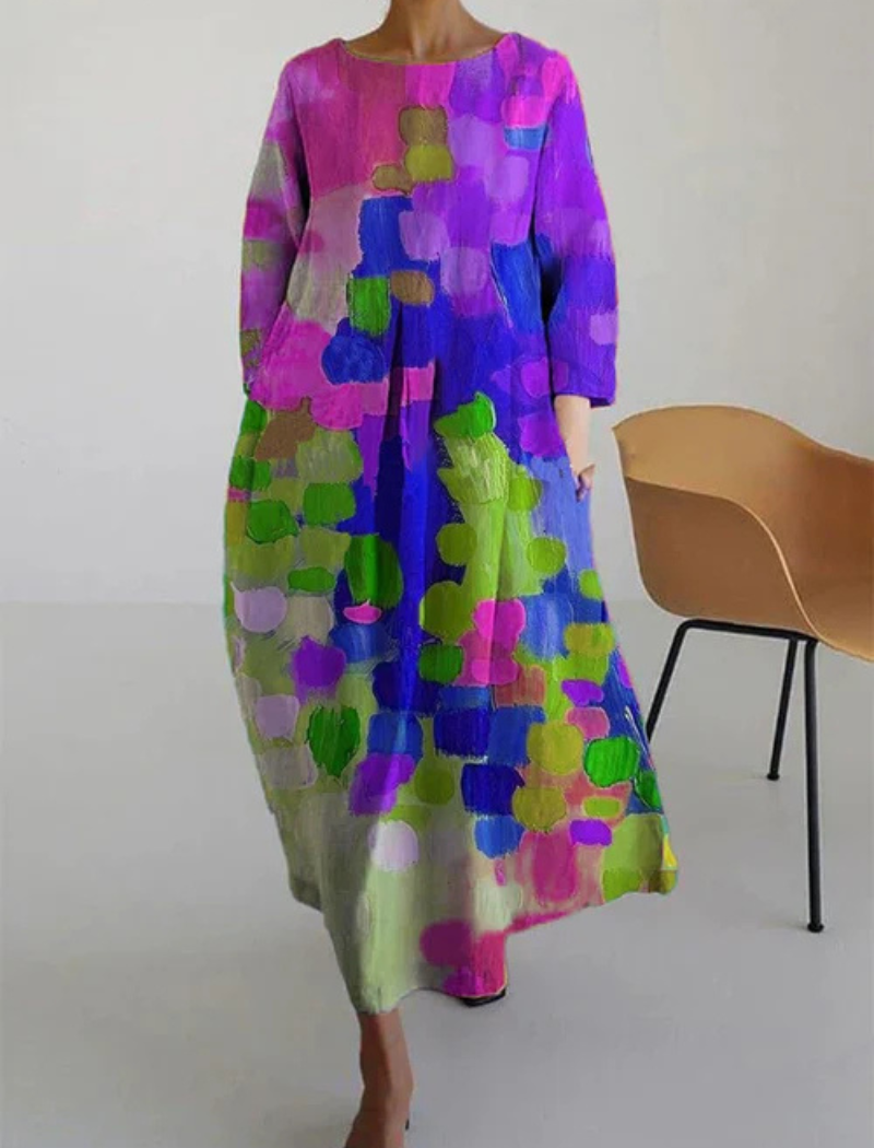 Maybelle | Lange Tunika Kleid | Midi