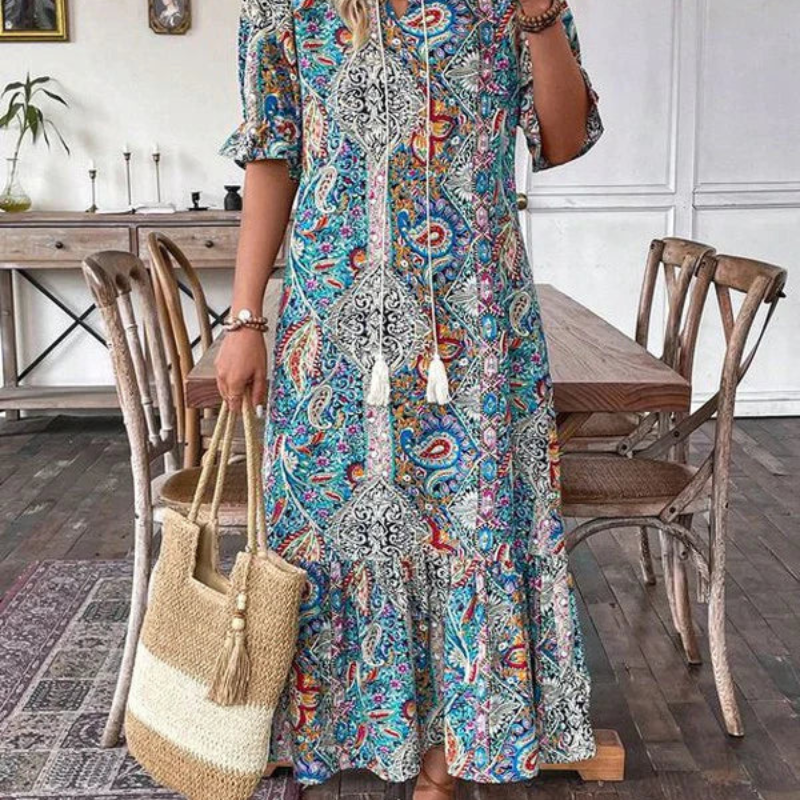 Maccicheanne | Schönes Sommerkleid | Maxi