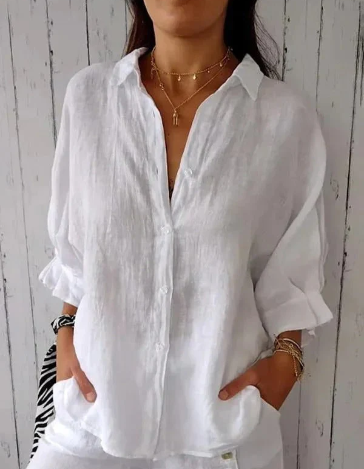 Laressa | Damen Sommer Bluse | Elegant