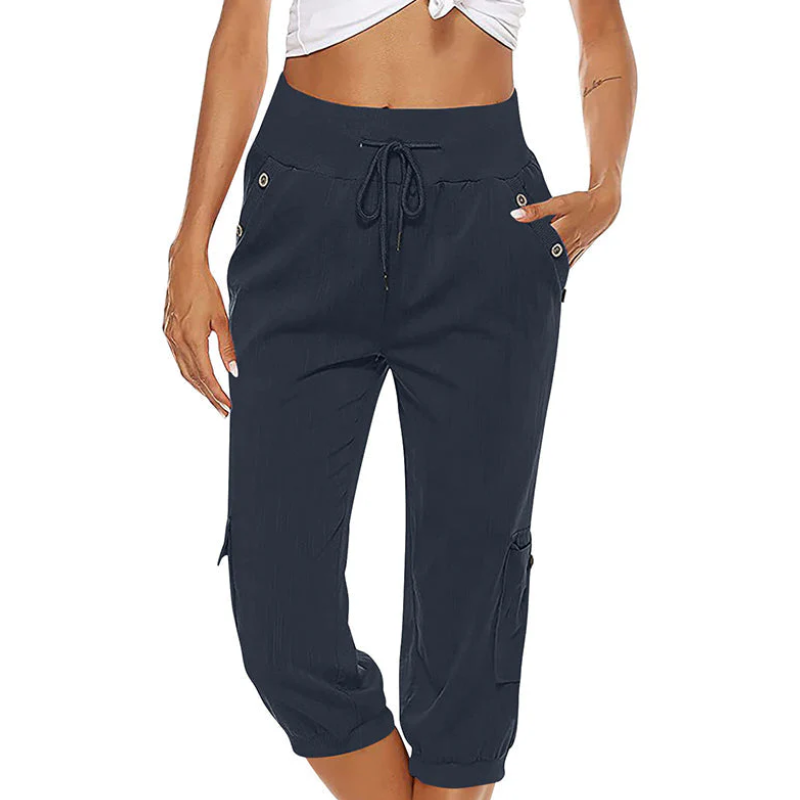 Hermine | Damen Sommer Hose | Schwarze