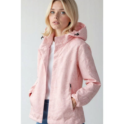 Damen Wind und Regenjacke mit Kapuze