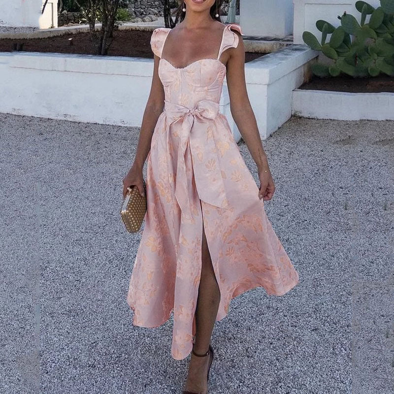 Tara – Modisches Kleid mit floralem Druck und französischem Retro-Design