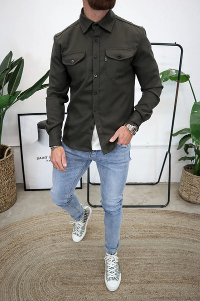 Moderne Herren-Hemdjacke