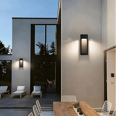 Wasserdichte geometrische Outdoor-Wandleuchte