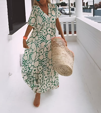 Auraglam - Kurzärmeliges Sommerkleid