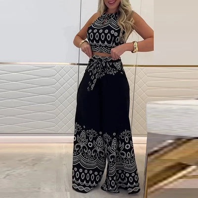 Gulshat – Stilvolles Hosen-Set Mit Muster