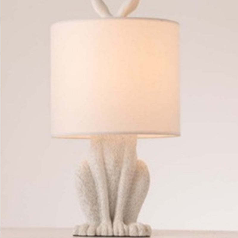 Goldene Kaninchen Tischlampe – Originelle Designer-Leuchte mit Schirm