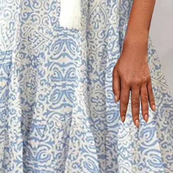 Sara – Floral Bedrucktes A-Linien Kleid mit lockerer Passform