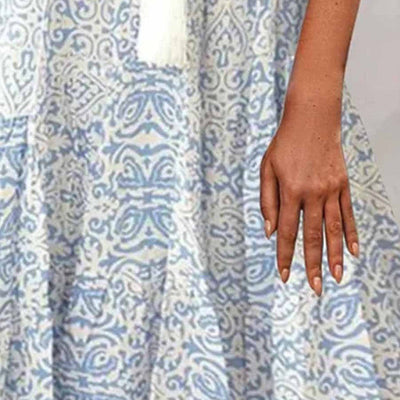 Sara – Floral Bedrucktes A-Linien Kleid mit lockerer Passform