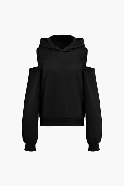 Evangeline | Sportliches Hoodie-Set mit Cut-Outs