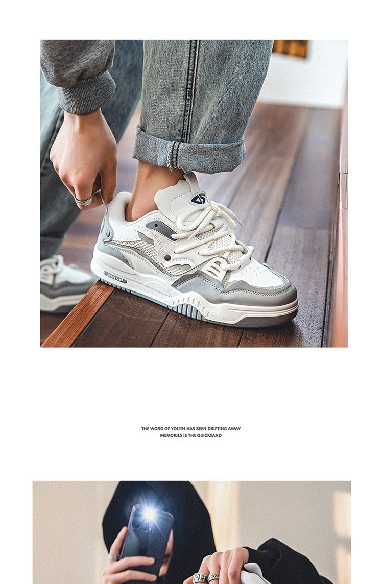 Samuel – Retro Freizeit Schuhe mit erhöhender Sohle und rutschfestem Design